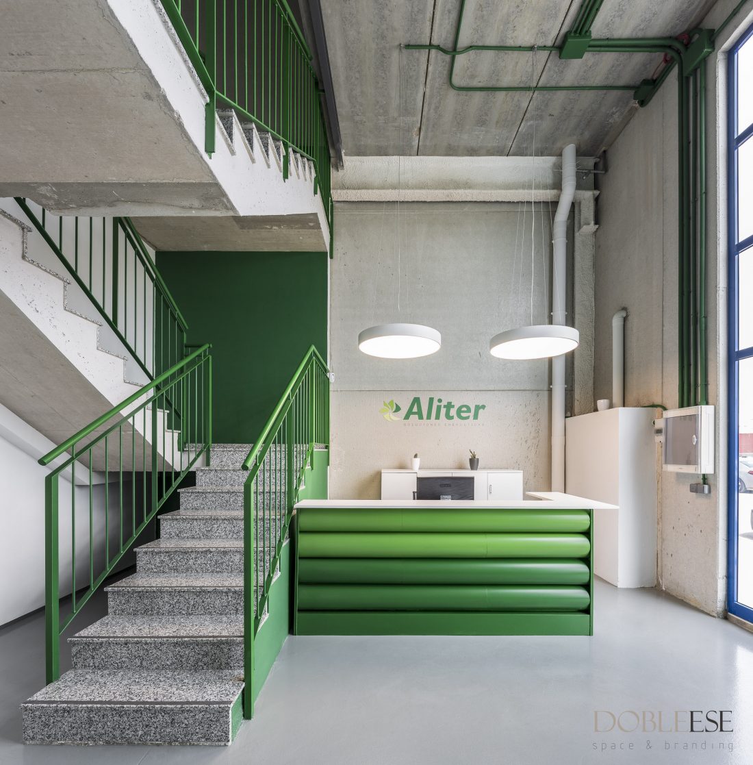 Diseño oficinas valencia - estudio de arquitectura e interiorismo - dobleese